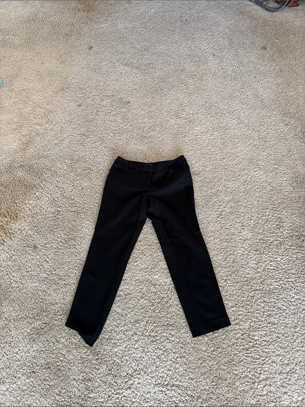 White House Black Market Black Slim Trousers